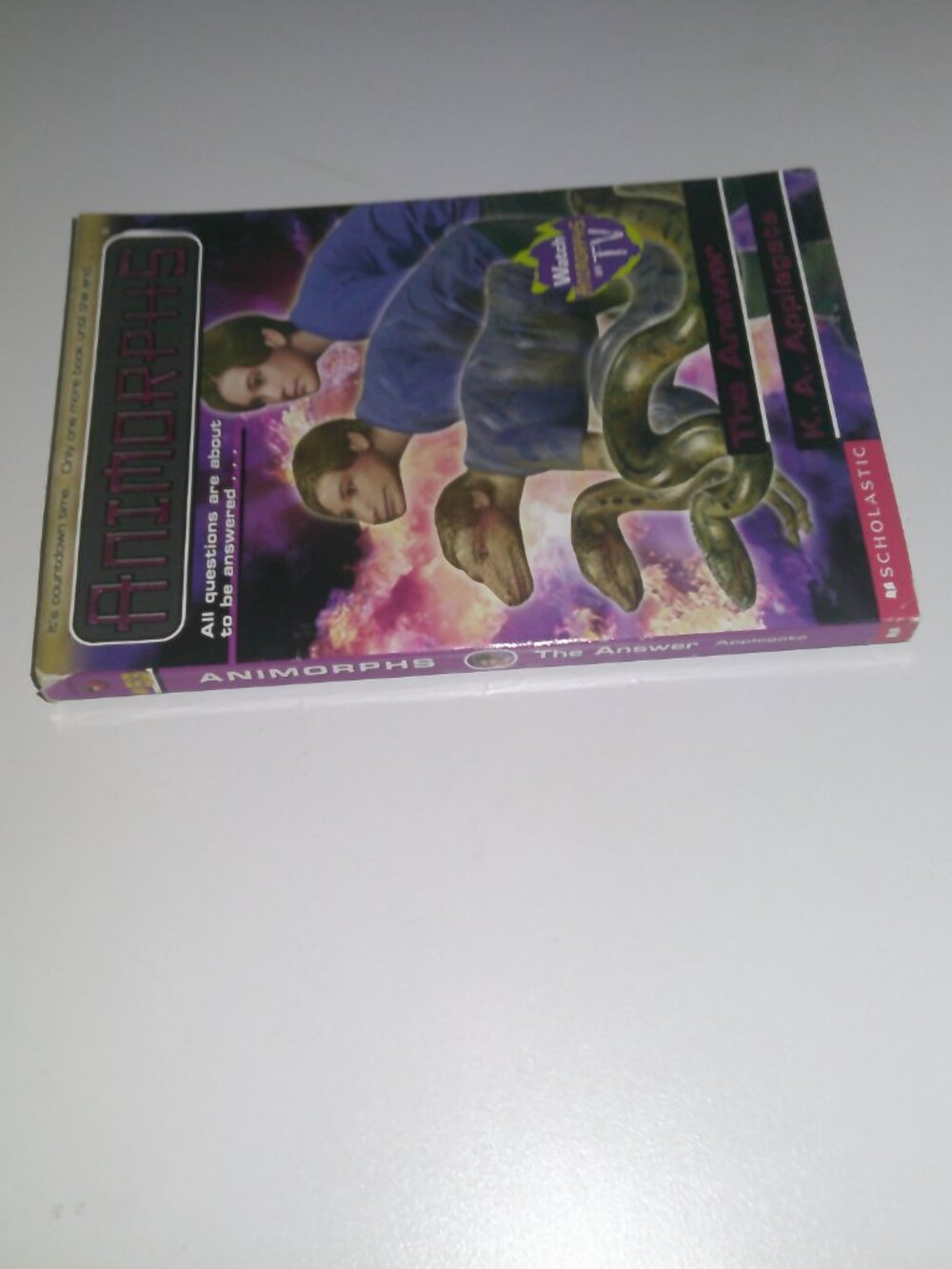 nimorphs #53 The Answer K.A. Applegate Scholastic Vintage Paperback Science Fict - Picture 3 of 5